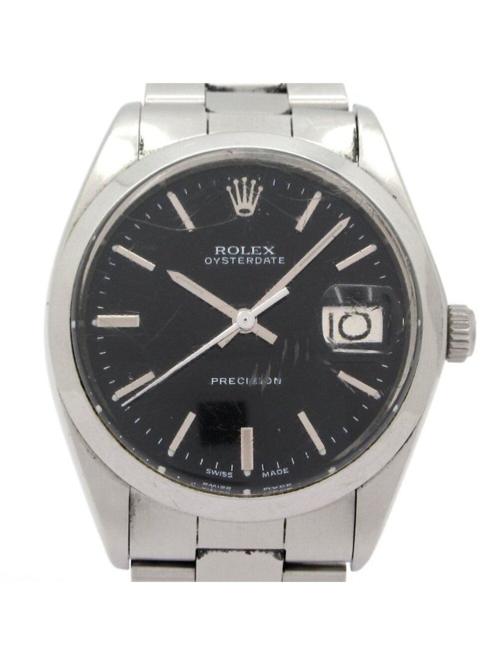 Rolex Watch Oistar SS lawindshield Black